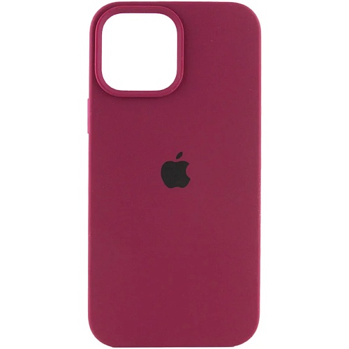 Чехол Silicone Case для Apple iPhone 15 Pro Max Maroon AA