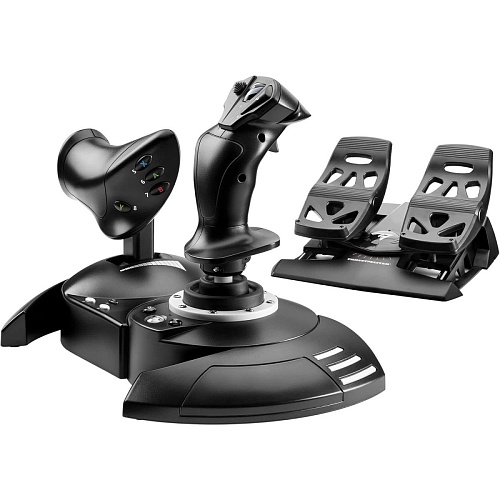 Джойстик із важелем керування двигуном та педалями Thrustmaster T.Flight Full Kit X для PC/Xbox (4460211) - придбати в Дніпрі, Україні: ціна, характеристики | інтернет-магазин TOUCH