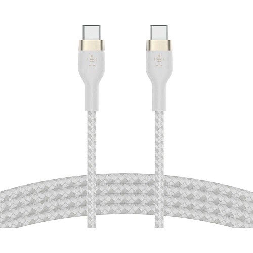 Кабель Belkin Boost Up Charge Pro Flex USB-C to USB-C 1m White (CAB011BT1MWH) Кабель Belkin Boost Up Charge Pro Flex USB-C to USB-C 1m White (CAB011BT1MWH)