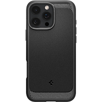 Чохол Spigen Rugged Armor with MagFit для Apple iPhone 16 Pro Matte Black (ACS08115) - придбати в Дніпрі, Україні: ціна, характеристики | інтернет-магазин TOUCH