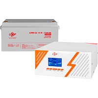 Источник бесперебойного питания (ИБП) LogicPower LPM-PSW-1500VA 12V + АКБ LPM-GL 12V - 150 Ah (29694)