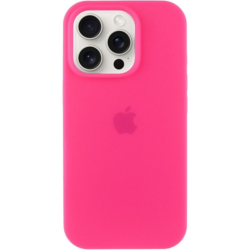 Чехол Silicone Case для Apple iPhone 16 Pro Max Barbie Pink AA