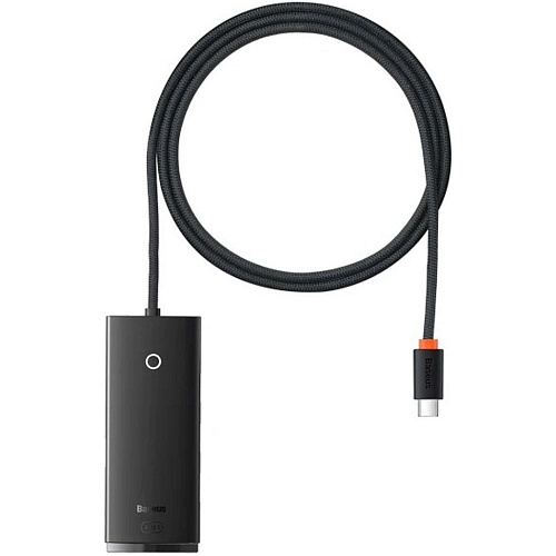 USB-хаб Baseus Lite Series 4-in-1 Hub Adapter Black (WKQX030401) - придбати в Дніпрі, Україні: ціна, характеристики | інтернет-магазин TOUCH