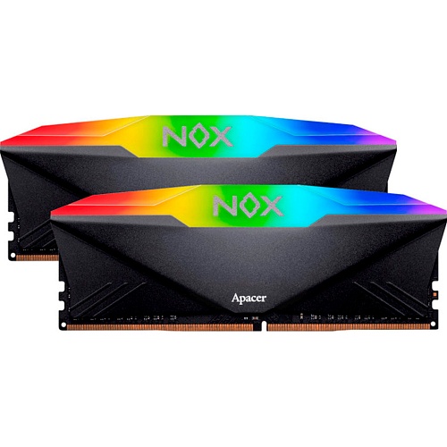 Модуль пам'яті DDR4 Apacer NOX RGB 2х16GB 3200MHz Black (AH4U32G32C28YNBAA-2) - придбати в Дніпрі, Україні: ціна, характеристики | інтернет-магазин TOUCH