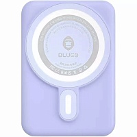 Внешний аккумулятор с беспроводной зарядкой Blueo Magnetic Wireless Power Bank 20W 10000 mAh Purple (P010PURP)