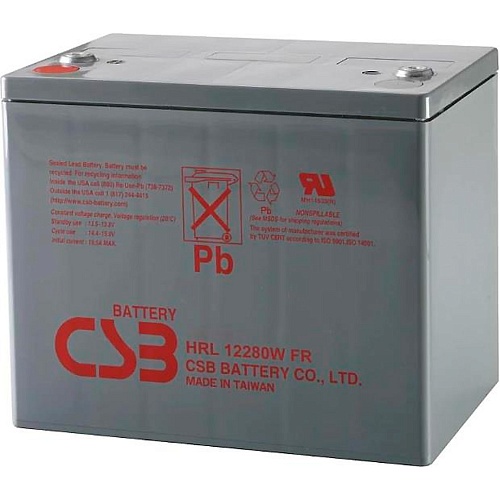 Акумулятор CSB AGM 12V (12V/75Ah/900Wh) (HRL12280WFR) - придбати в Дніпрі, Україні: ціна, характеристики | інтернет-магазин TOUCH
