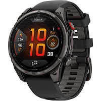 Смарт-годинник Garmin Fenix 8 Pro AMOLED Sapphire 47mm Carbon Gray DLC Titanium with Black/Pebble Gray Silicone Band (010-03198-01) - придбати в Дніпрі, Україні: ціна, характеристики | інтернет-магазин TOUCH Смарт-годинник Garmin Fenix 8 Pro AMOLED Sapphire 47mm Carbon Gray DLC Titanium with Black/Pebble Gray Silicone Band (010-03198-01) - придбати в Дніпрі, Україні: ціна, характеристики | інтернет-магазин TOUCH