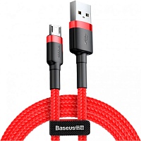 Кабель Baseus Cafule Micro-USB 2m Red (CAMKLF-C09)