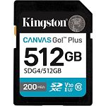 Карта памяти Kingston SDXC Canvas Go! Plus 512GB Class 10 UHS-I U3 V30 (SDG4/512GB)