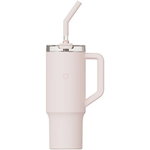 Термокружка MiJia Straw Cup 1л Pink (MJXGB01RM)