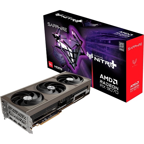 Відеокарта Sapphire Radeon RX 9070 Nitro+ 16GB (11349-01-20G) UA - придбати в Дніпрі, Україні: ціна, характеристики | інтернет-магазин TOUCH