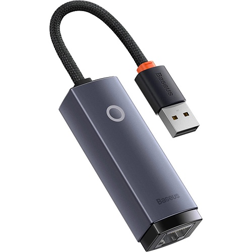 Переходник Baseus Lite Series Ethernet 100 Mbps USB-A to RJ45 (WKQX000013)