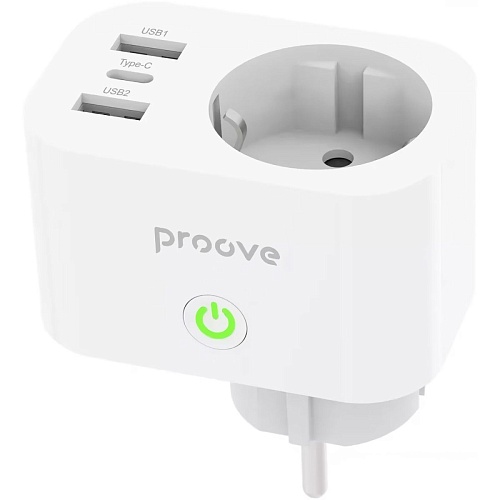 Розумна розетка Proove Rapid Smart Socket PD-02 EU 1AC (PSRP20210002) - придбати в Дніпрі, Україні: ціна, характеристики | інтернет-магазин TOUCH