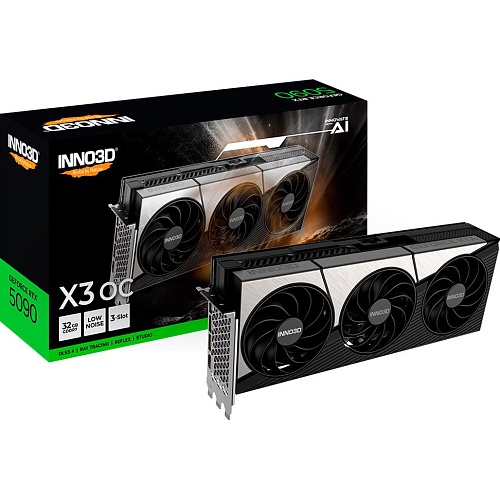 Відеокарта Inno3D GeForce RTX 5090 X3 OC (N50903-32D7X-17593928) EU - придбати в Дніпрі, Україні: ціна, характеристики | інтернет-магазин TOUCH