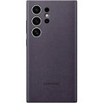 Чехол Epik Leather Case для Samsung Galaxy S24 Ultra Purple AAA