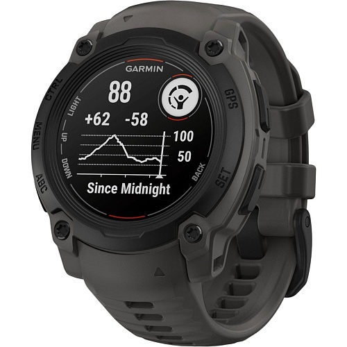 Смарт-часы Garmin Instinct E 40mm Black with Charcoal Band (010-02932-00) 