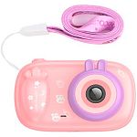 Дитяча фотокамера Hoco DV205 Dual Сamera Pink