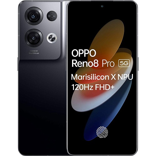 Смартфон Oppo Reno8 Pro 5G 8/256GB Glazed Black - придбати в Дніпрі, Україні: ціна, характеристики | інтернет-магазин TOUCH