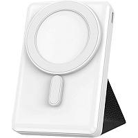 Внешний аккумулятор WiWU JC-20 Magnetic Wireless 10000mAh White