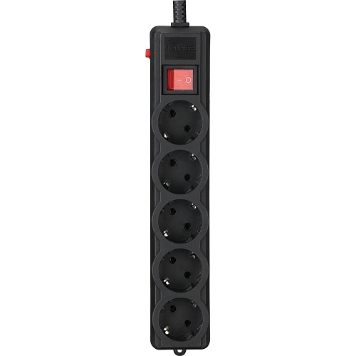 Мережевий фільтр Gembird SPG5-G-15B-PRO Black - придбати в Дніпрі, Україні: ціна, характеристики | інтернет-магазин TOUCH