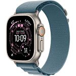 Смарт-часы Apple Watch Ultra 3 49mm Natural Titanium Case with Light Blue Alpine Loop Medium (MEWM4)