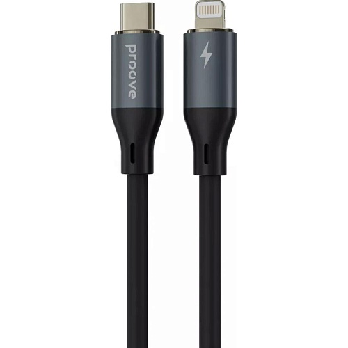 Кабель Proove PowerFull USB-C to Lightning 30W 1.5m Black (CCPF11002101) Кабель Proove PowerFull USB-C to Lightning 30W 1.5m Black (CCPF11002101)