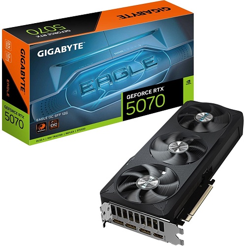 Відеокарта Gigabyte GeForce RTX 5070 EAGLE SFF OC 12G (GV-N5070EAGLE OC-12GD) EU - придбати в Дніпрі, Україні: ціна, характеристики | інтернет-магазин TOUCH