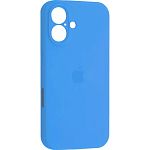 Чехол Silicone Case Camera Protect для Apple iPhone 16 Surf Blue AA