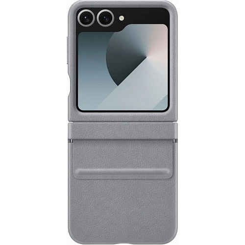 Чехол Epik Leather Case для Samsung Galaxy Flip6 Gray AAA
