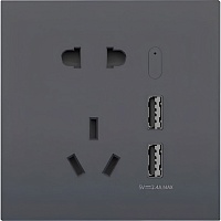 Розумна розетка Aqara H1 Smart Socket USB Zigbee 3.0 Grey (QBCZ15LM) - придбати в Дніпрі, Україні: ціна, характеристики | інтернет-магазин TOUCH Розумна розетка Aqara H1 Smart Socket USB Zigbee 3.0 Grey (QBCZ15LM) - придбати в Дніпрі, Україні: ціна, характеристики | інтернет-магазин TOUCH