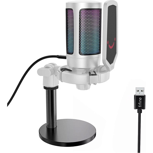 Микрофон Fifine AmpliGame A6W RGB