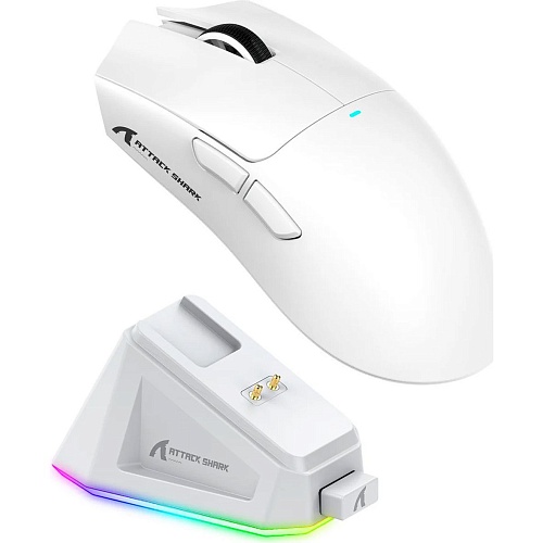 Миша Attack Shark X11 White - придбати в Дніпрі, Україні: ціна, характеристики | інтернет-магазин TOUCH