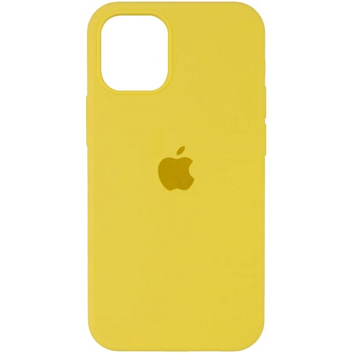 Чехол Silicone Case для Apple iPhone 15 Pro Max Yellow AA