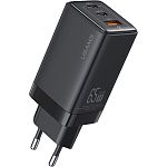 Сетевое зарядное устройство Usams US-CC180 65W Black (CC180TC01)