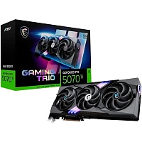 Видеокарта MSI GeForce RTX 5070 Ti 16G GAMING TRIO OC PLUS (G507T-16GTCP) UA