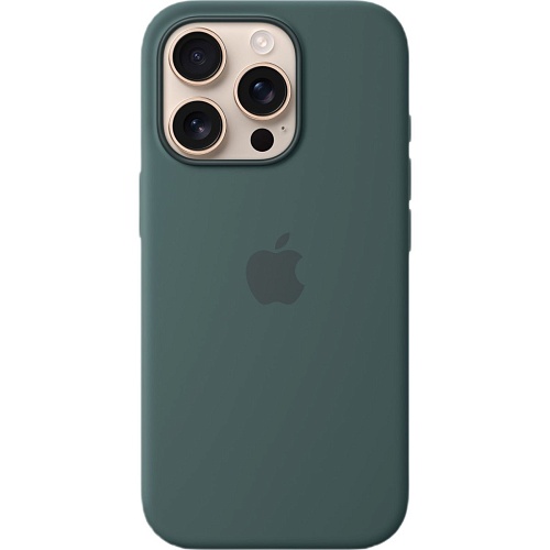 Чехол Apple Silicone Case with MagSafe для iPhone 16 Pro Lake Green (MYYR3ZM/A)