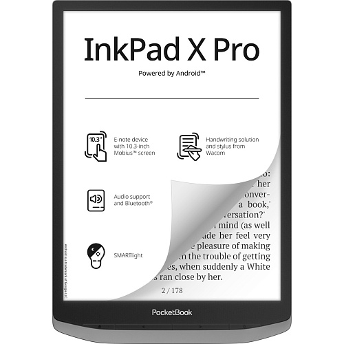 Електронна книга PocketBook 1040D InkPad X PRO Mist Grey (PB1040D-M-WW) - придбати в Дніпрі, Україні: ціна, характеристики | інтернет-магазин TOUCH