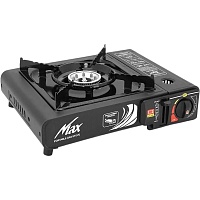 Портативная газовая плита Voltronic MAX-664 под газовые баллоны бутан и пропан-бутан (MAX-66)
