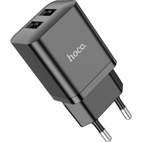 Мережевий зарядний пристрій Hoco N25 2 USB Black - придбати в Дніпрі, Україні: ціна, характеристики | інтернет-магазин TOUCH