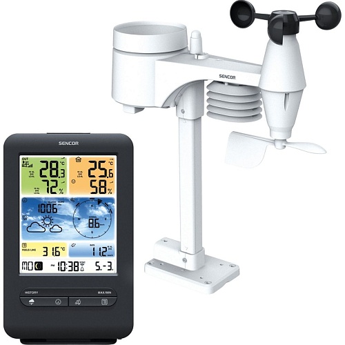Розумна метеостанція Sencor SWS 9898 WIFI - придбати в Дніпрі, Україні: ціна, характеристики | інтернет-магазин TOUCH