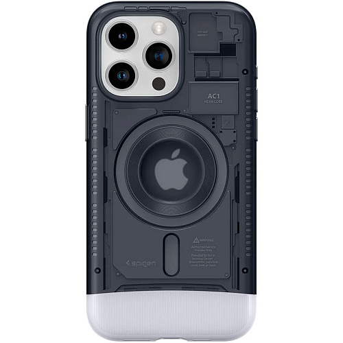 Чохол Spigen Classic C1 MagFit with MagSafe для iPhone 15 Pro Graphite (ACS06742) - придбати в Дніпрі, Україні: ціна, характеристики | інтернет-магазин TOUCH