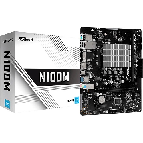 Материнська плата ASRock N100M - придбати в Дніпрі, Україні: ціна, характеристики | інтернет-магазин TOUCH