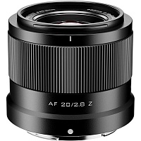 Объектив Viltrox AF 20mm f/2.8 Lens for Nikon Z Объектив Viltrox AF 20mm f/2.8 Lens for Nikon Z