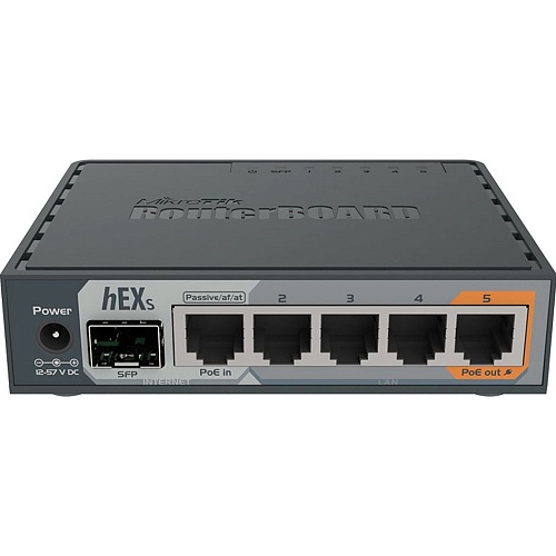 Маршрутизатор (роутер) MikroTik hEX S (RB760IGS)
