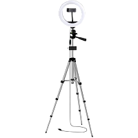 Кільцева LED лампа зі штативом AC Prof 1702 20см - придбати в Дніпрі, Україні: ціна, характеристики | інтернет-магазин TOUCH Кільцева LED лампа зі штативом AC Prof 1702 20см - придбати в Дніпрі, Україні: ціна, характеристики | інтернет-магазин TOUCH