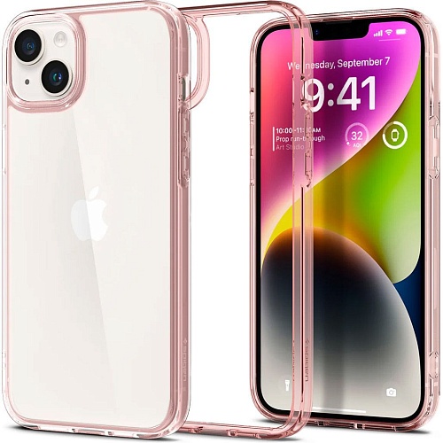 Чехол Spigen Ultra Hybrid для Apple iPhone 14 (Crystal Rose)