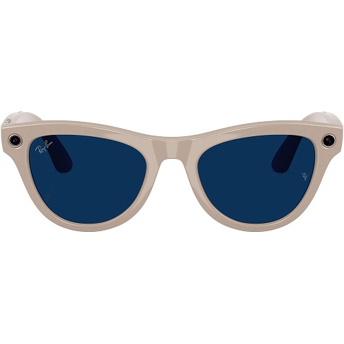 Смарт-очки Ray-Ban Meta Skyler Shiny Chalky Gray/Clear Sapphire Transition (RW4010 6700MF 52-20)