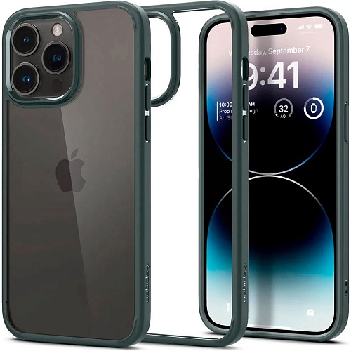 Чехол Spigen Ultra Hybrid для Apple iPhone 14 Pro (Abyss Green)