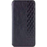 Чехол-книжка GETMAN Cubic Cover Case для Redmi 13C / Poco C65 Black Чехол-книжка GETMAN Cubic Cover Case для Redmi 13C / Poco C65 Black