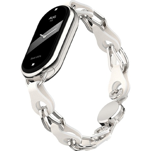 Ремешок ArmorStandart Chain Wristband для Xiaomi Smart Band 8 / 9 / 10 Silver (ARM69922)